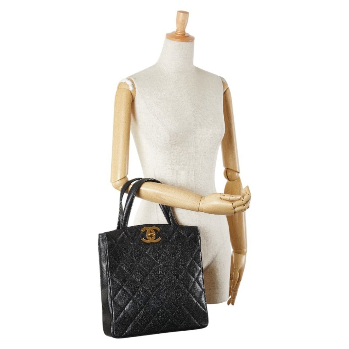 Chanel Black Leather Tote