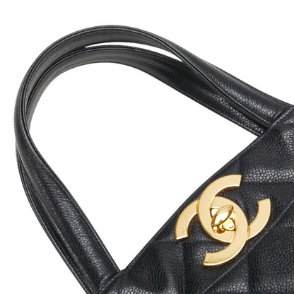 Chanel Black Leather Tote