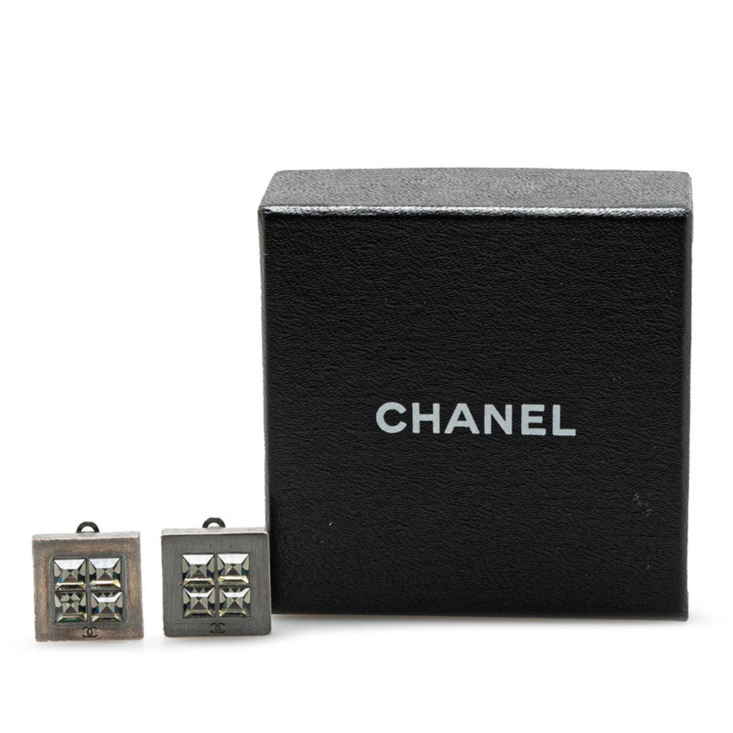 Chanel Silver Metal Coco Mark
