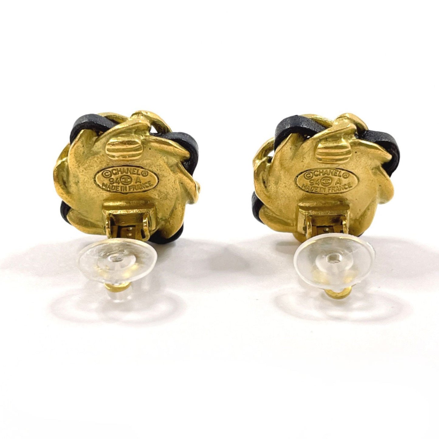 Chanel Gold Gold Plated Earring