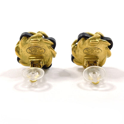 Chanel Gold Gold Plated Earring