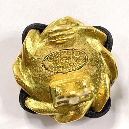 Chanel Gold Gold Plated Earring