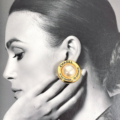 Chanel Gold Gold Plated Cambon