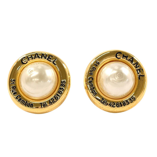 Chanel Gold Gold Plated Cambon