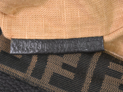 Fendi Brown Canvas Selleria
