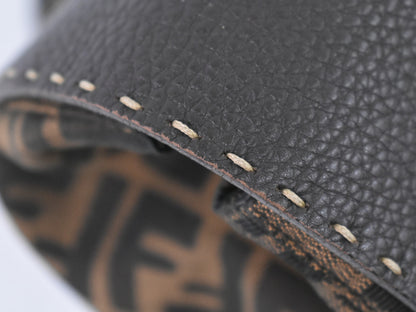 Fendi Brown Canvas Selleria