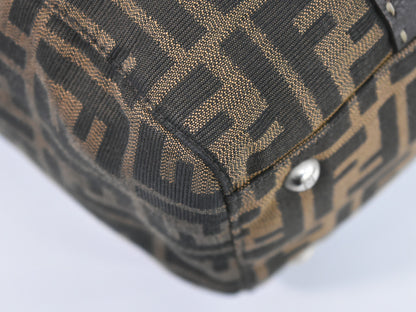 Fendi Brown Canvas Selleria
