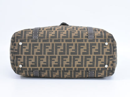 Fendi Brown Canvas Selleria