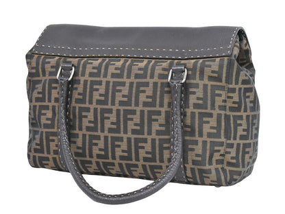 Fendi Brown Canvas Selleria
