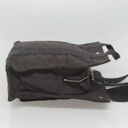 Hermès Gray Canvas Herline