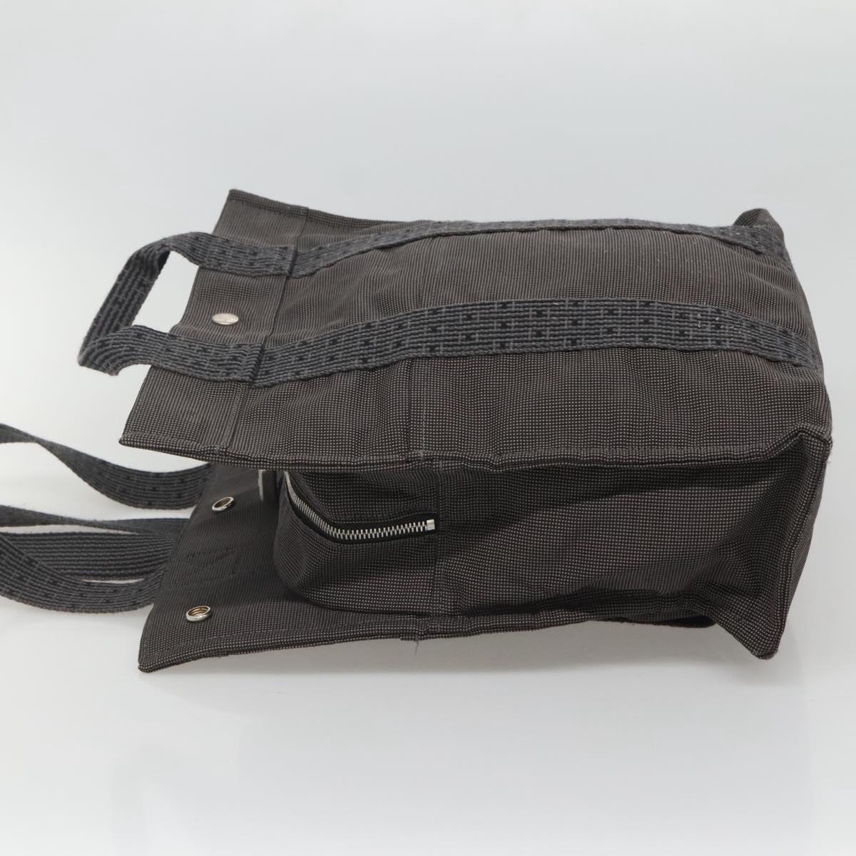 Hermès Gray Canvas Herline