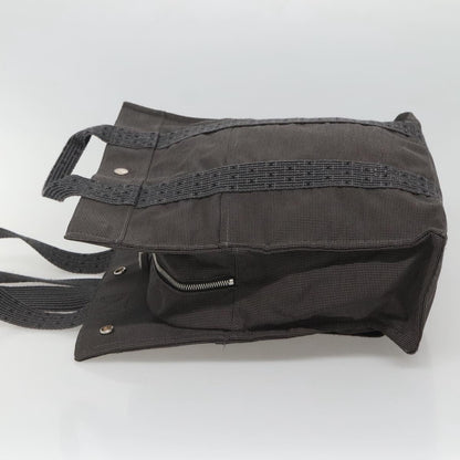 Hermès Gray Canvas Herline