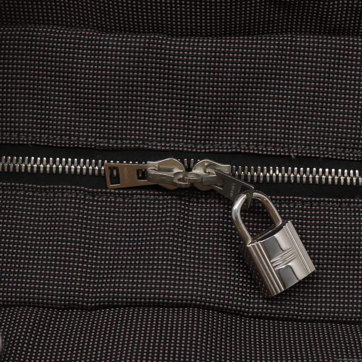 Hermès Gray Canvas Herline