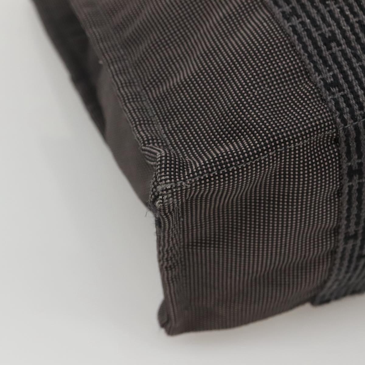 Hermès Gray Canvas Herline