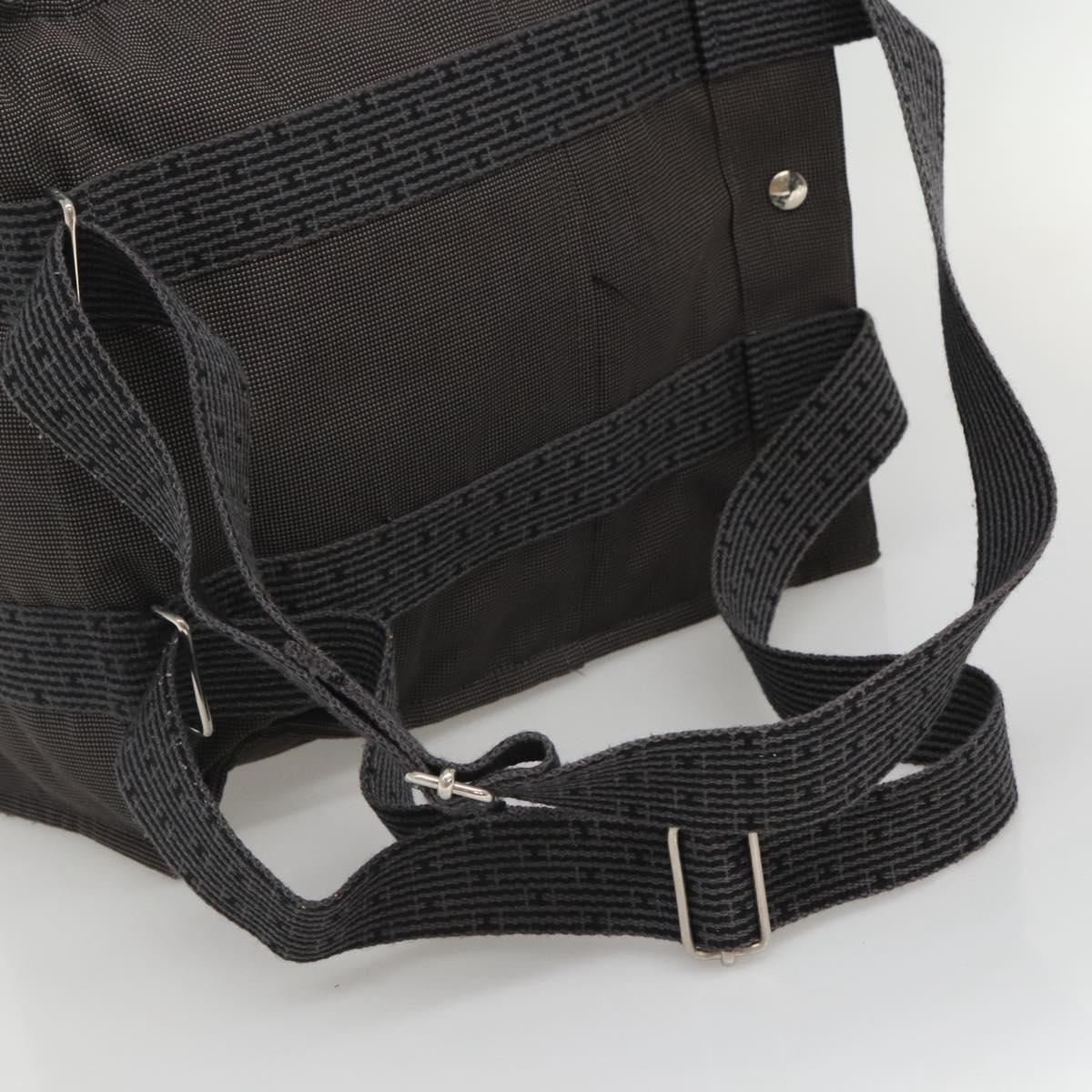 Hermès Gray Canvas Herline