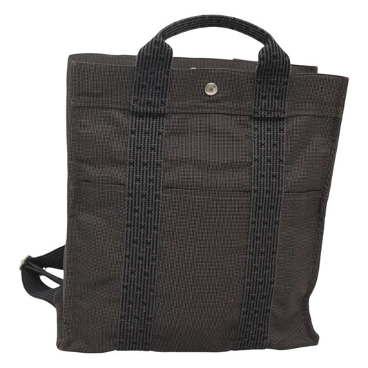 Hermès Gray Canvas Herline