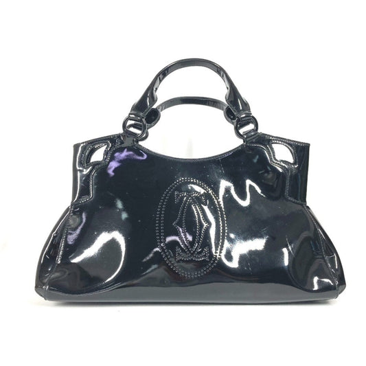 Cartier Black Patent Leather Marcello