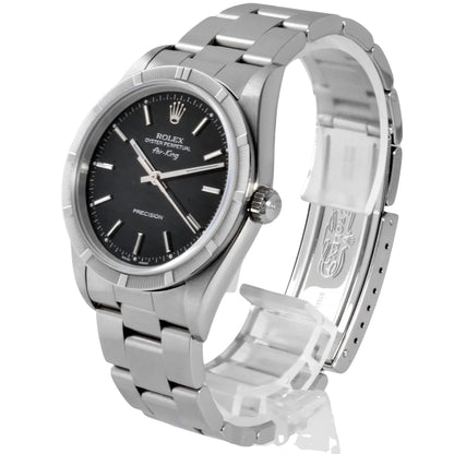Rolex Black Steel Air King