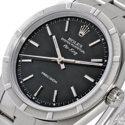 Rolex Black Steel Air King