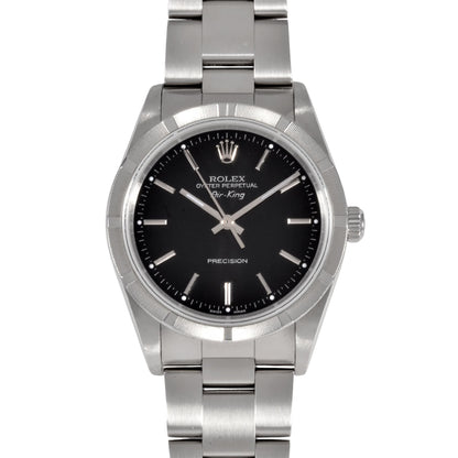 Rolex Black Steel Air King