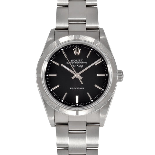 Rolex Black Steel Air King