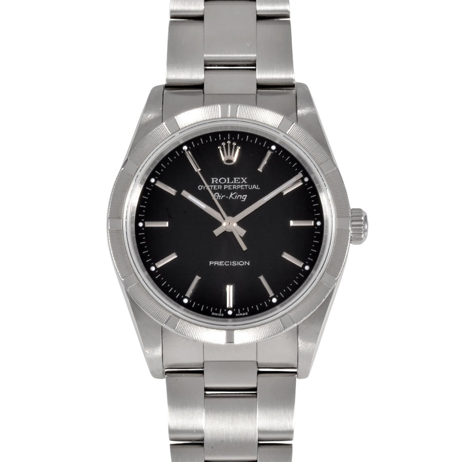 Rolex Black Steel Air King