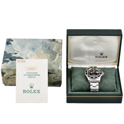 Rolex Black Steel Submariner