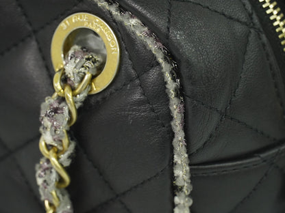 Chanel Black Leather Camera