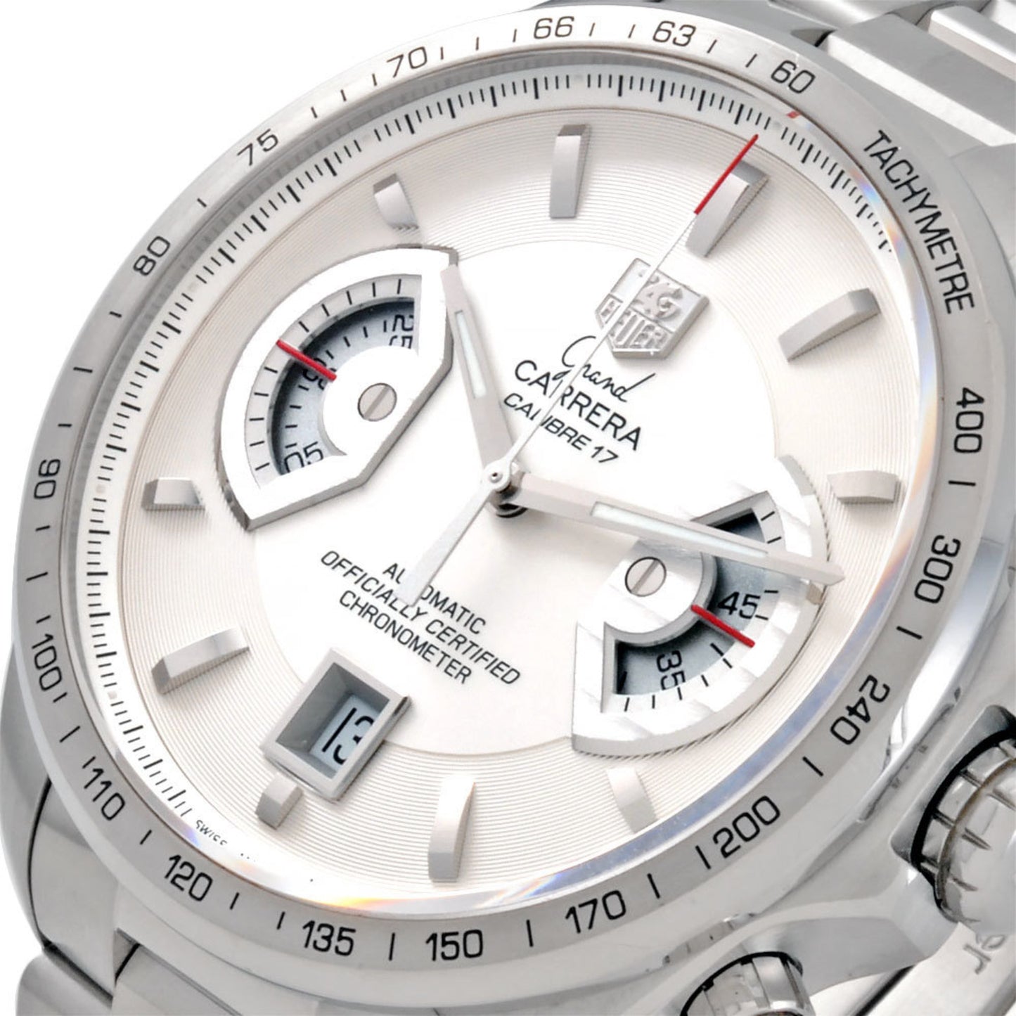 Tag Heuer White Steel Carrera