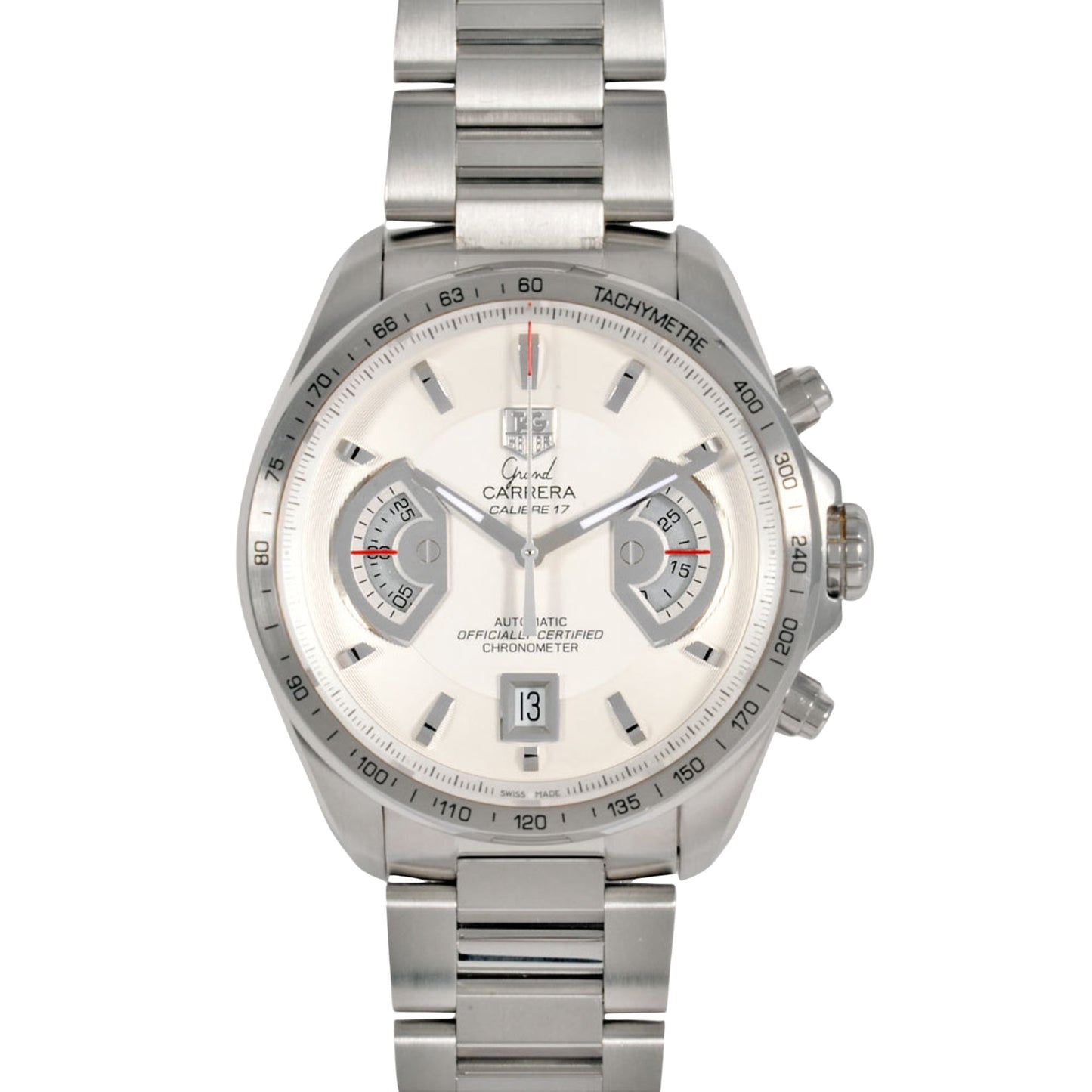 Tag Heuer White Steel Carrera
