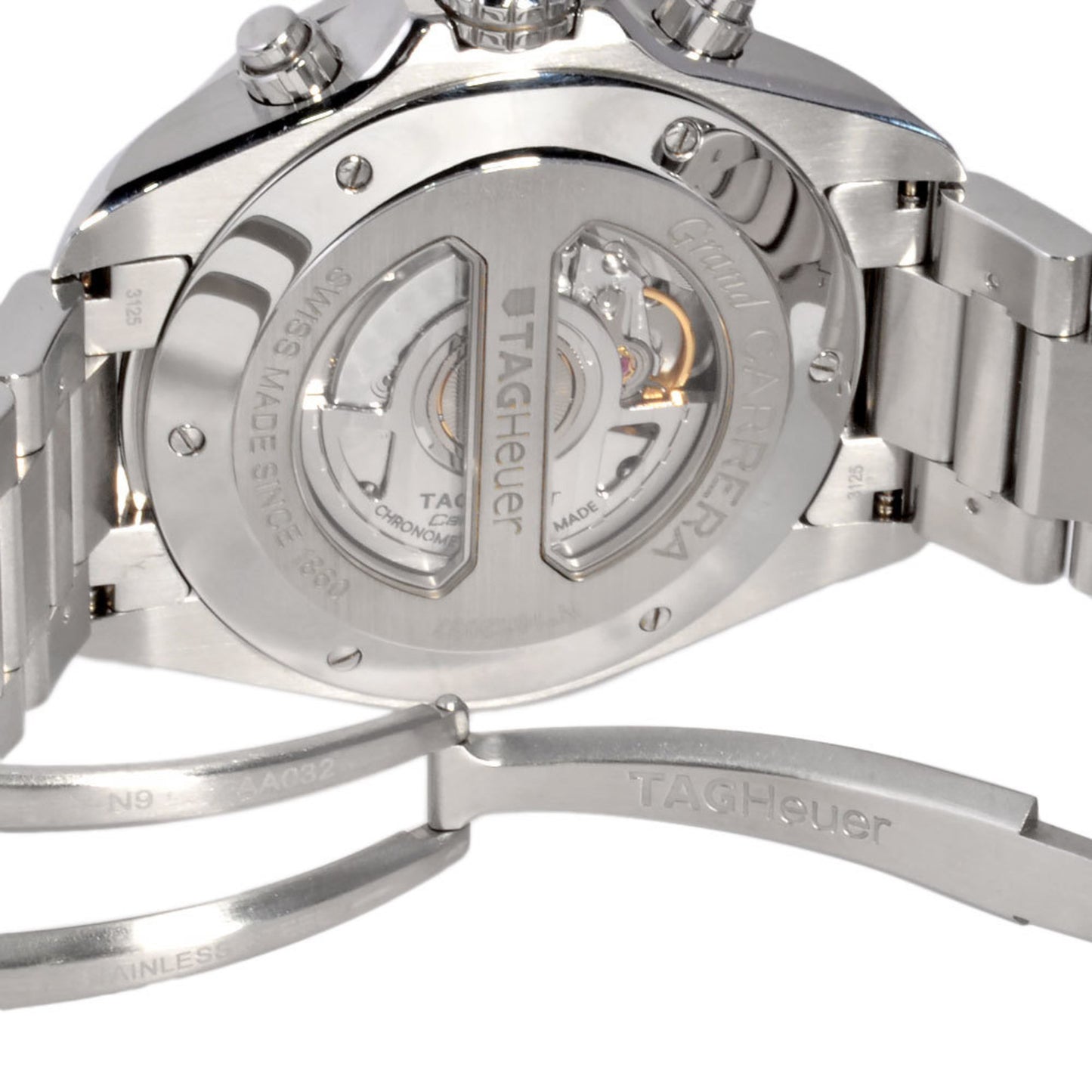 Tag Heuer White Steel Carrera