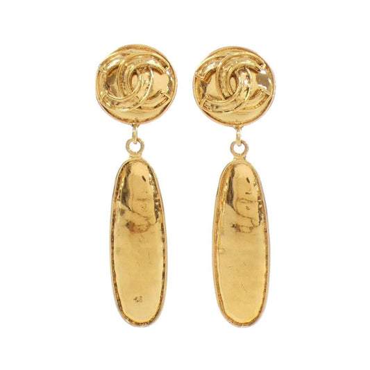 Chanel Gold Gold Plated Coco Mark