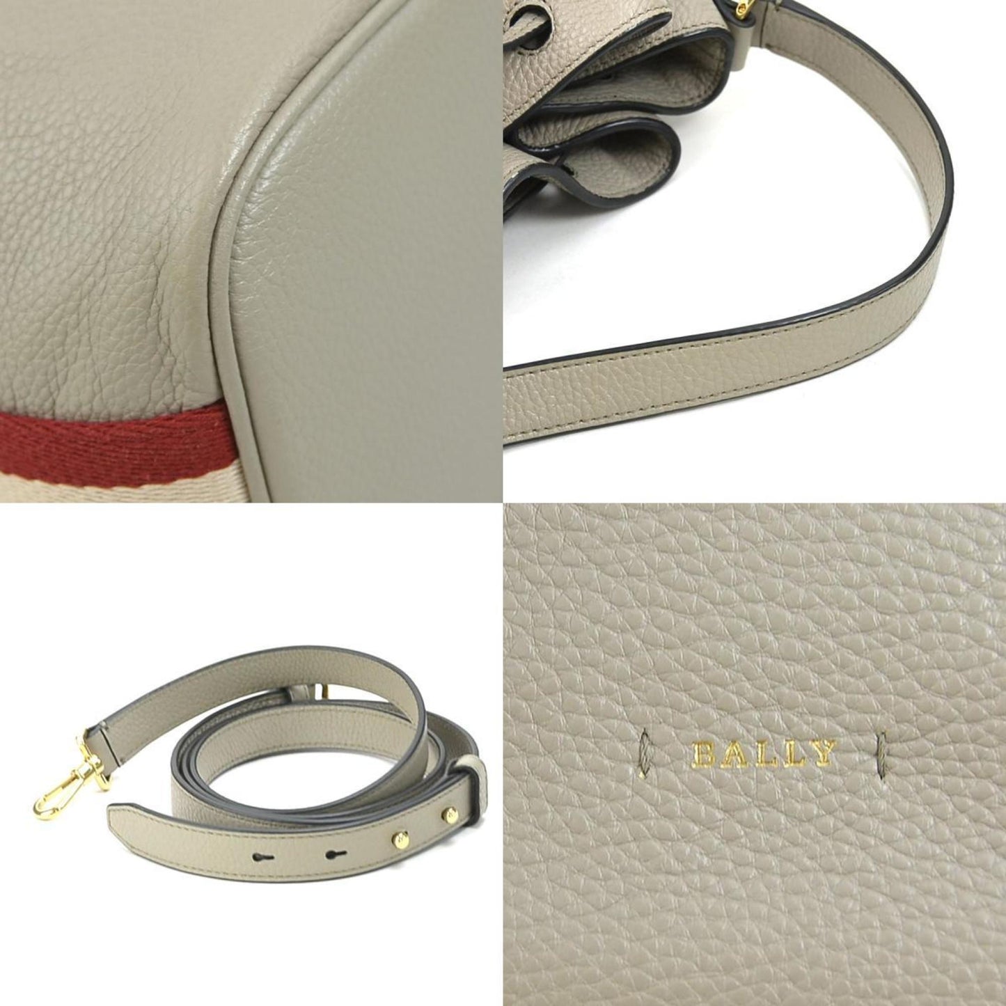 Bally Gray Leather Blyss