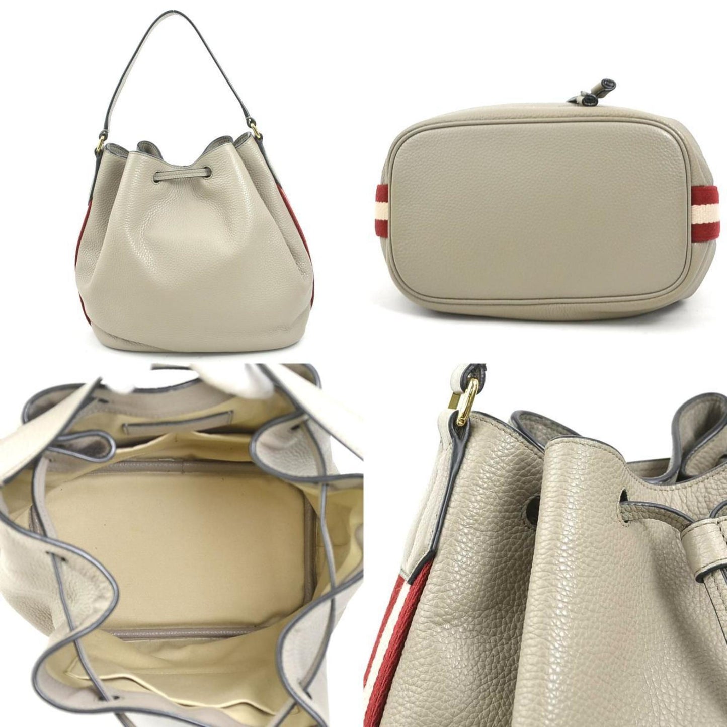 Bally Gray Leather Blyss