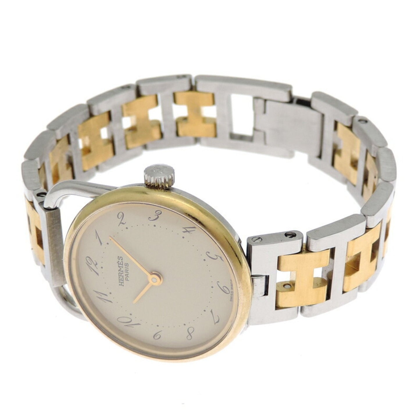 Hermès White Steel Arceau
