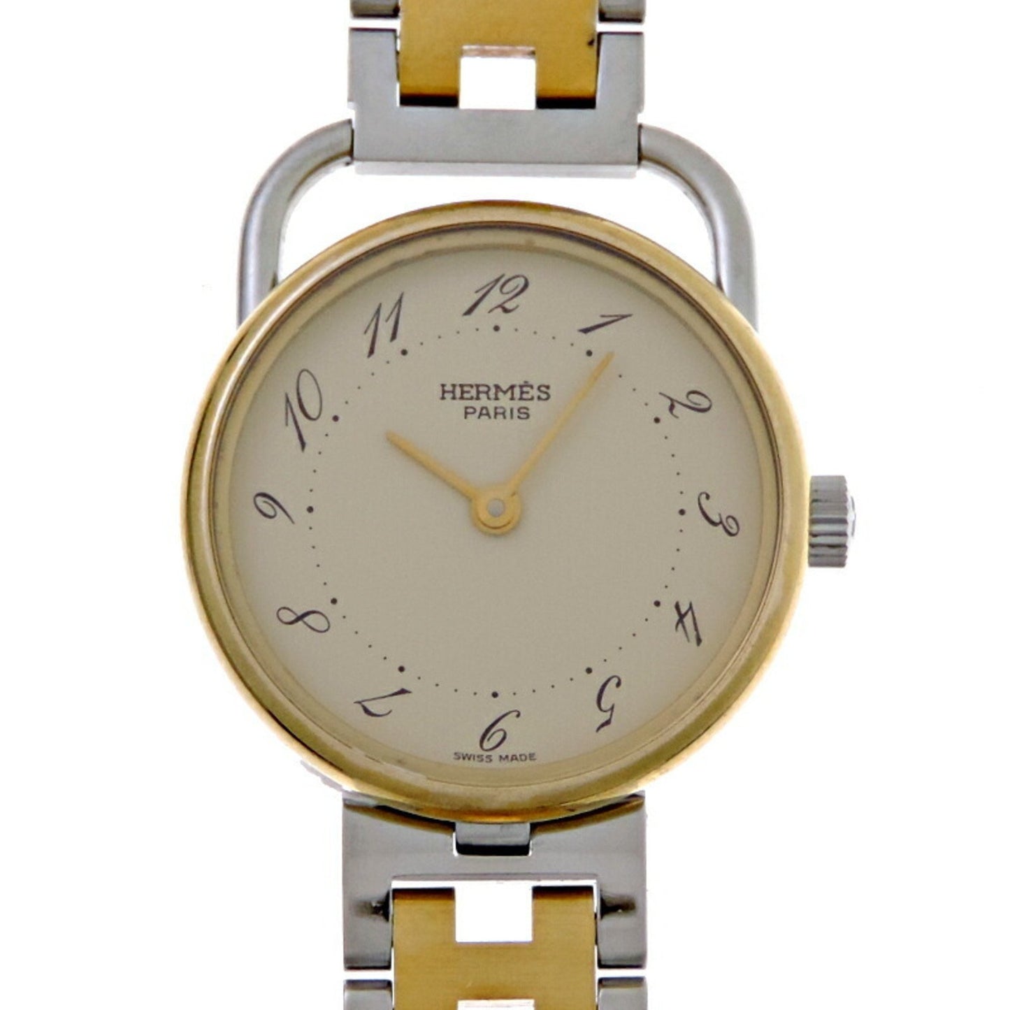 Hermès White Steel Arceau