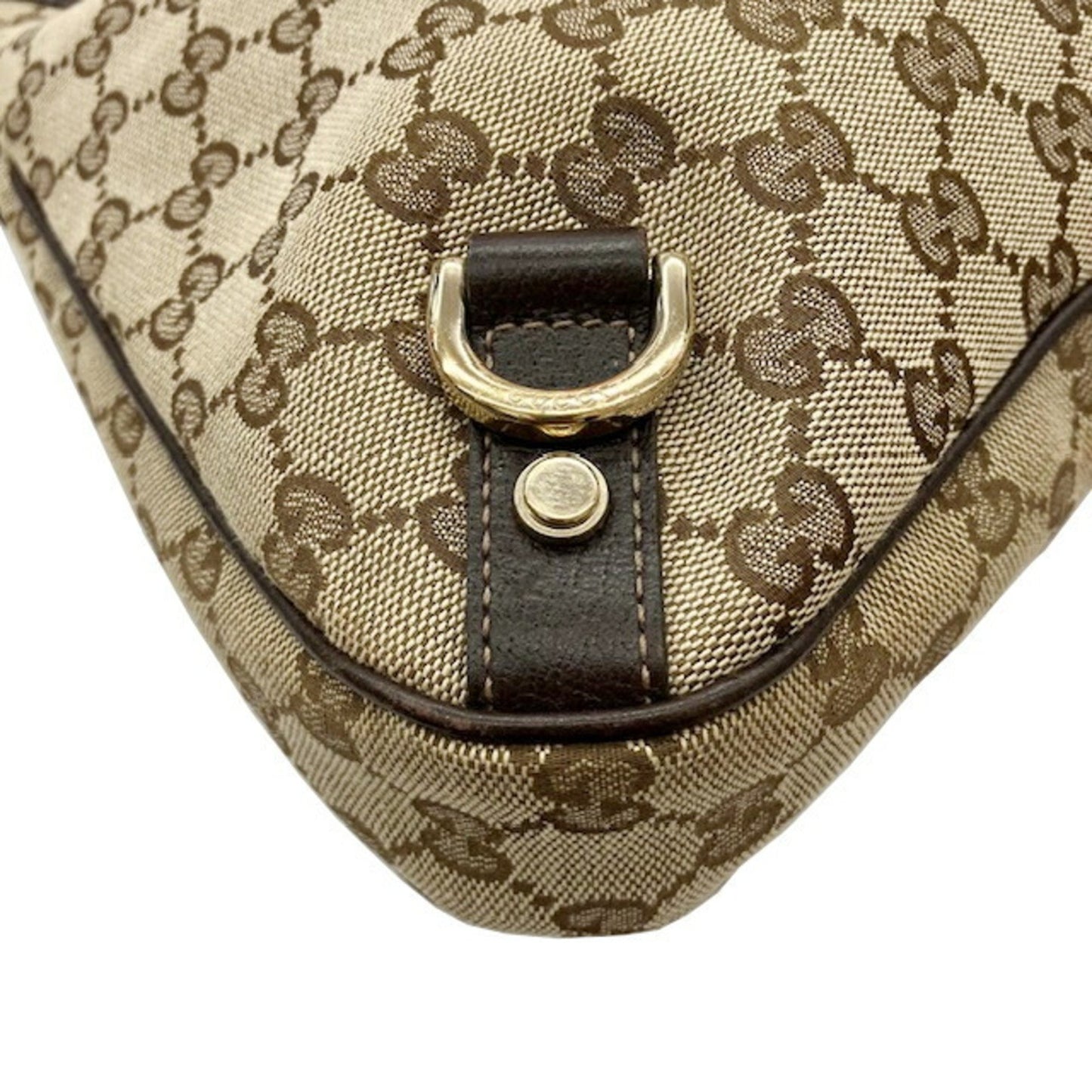 Gucci Brown Canvas Abbey