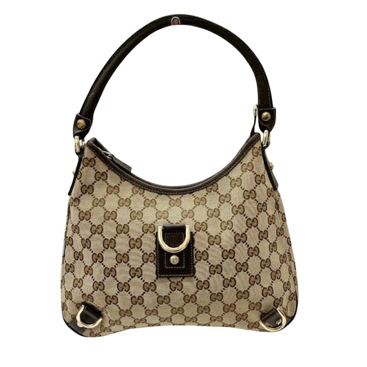 Gucci Brown Canvas Abbey