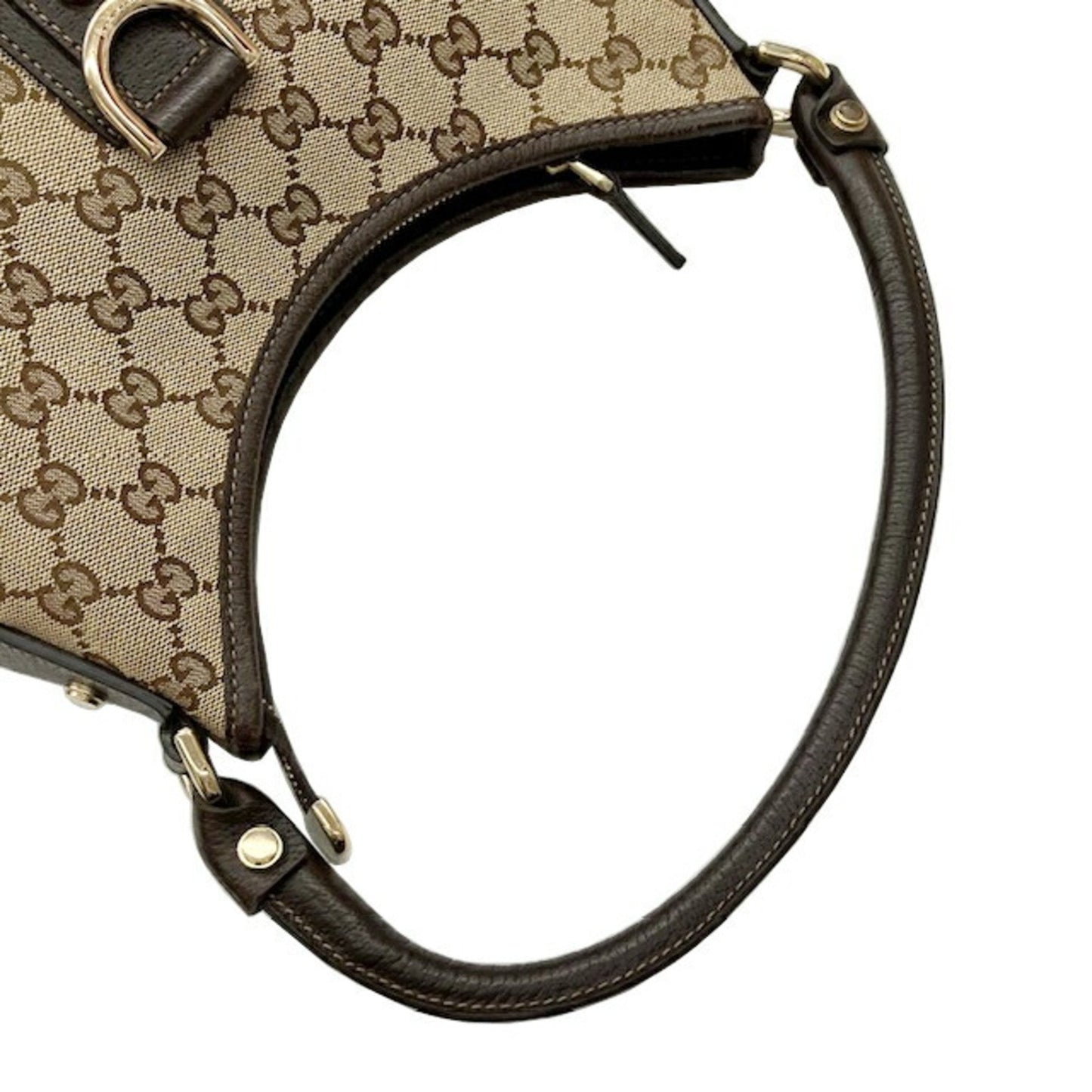 Gucci Brown Canvas Abbey