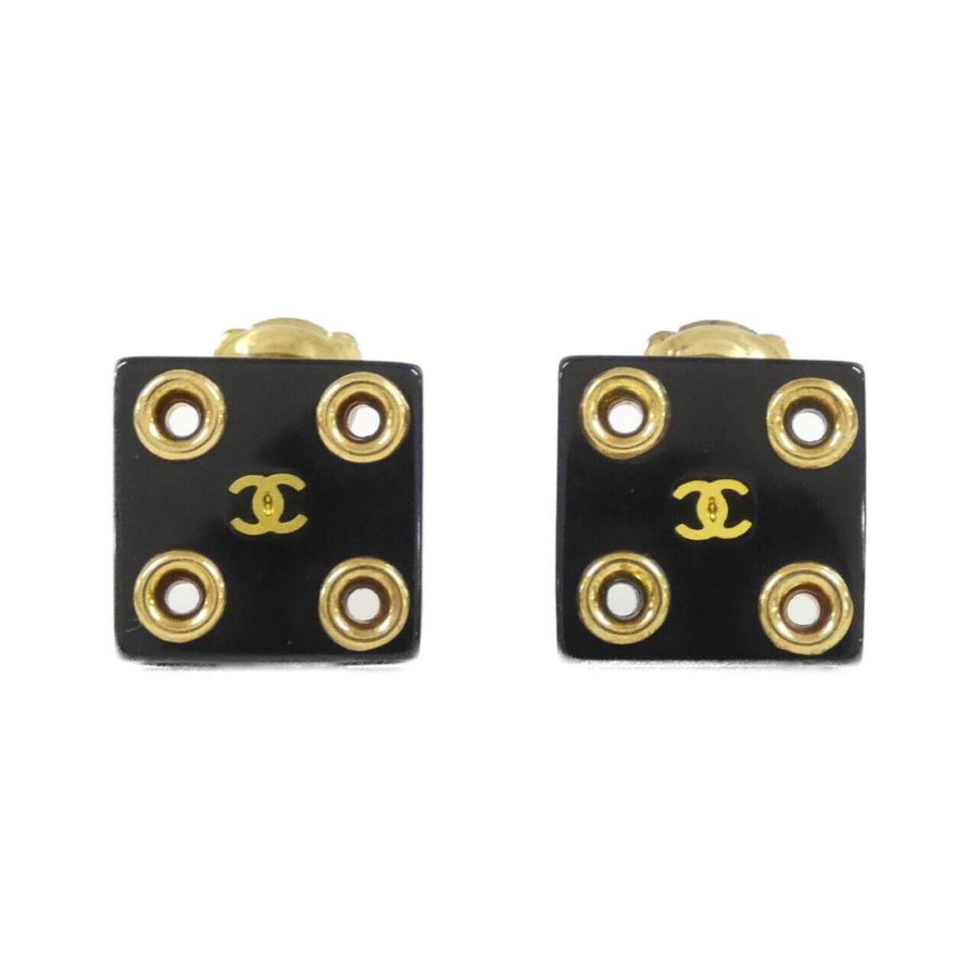 Chanel Gold Gold Plated Coco Mark