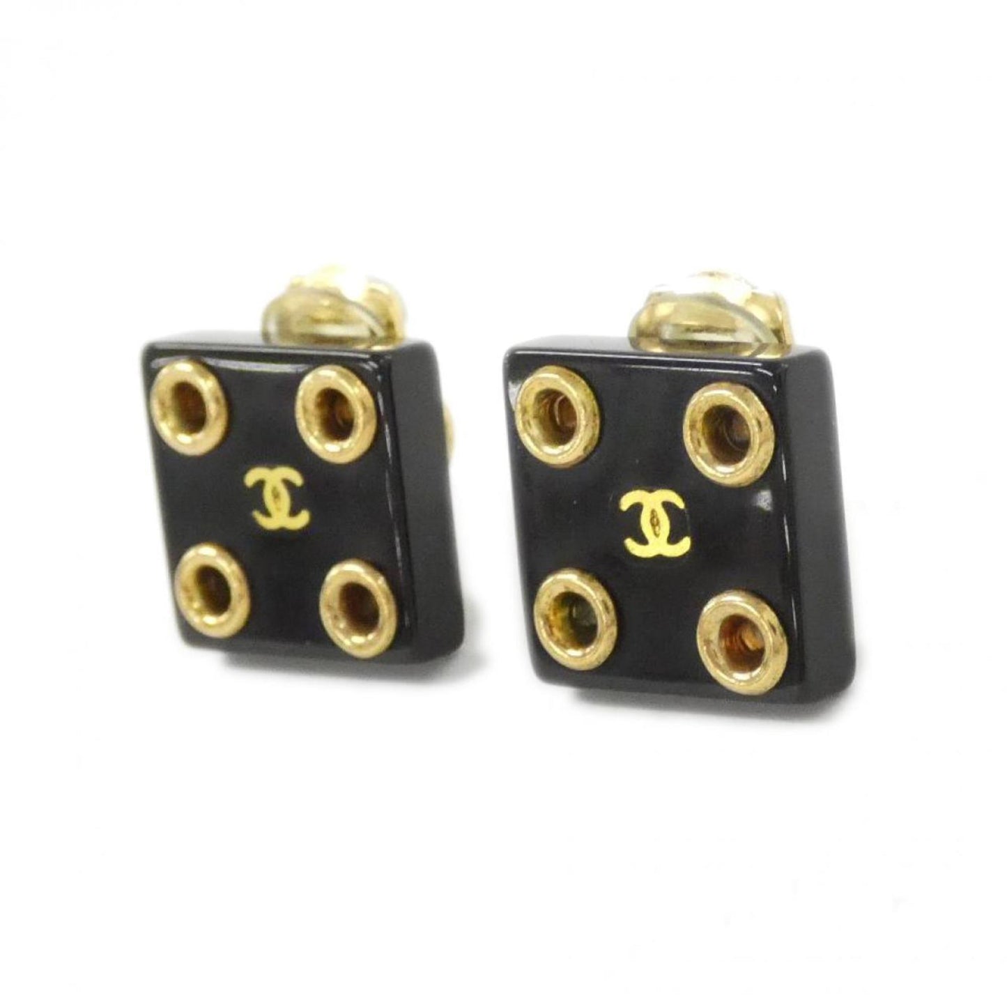 Chanel Gold Gold Plated Coco Mark