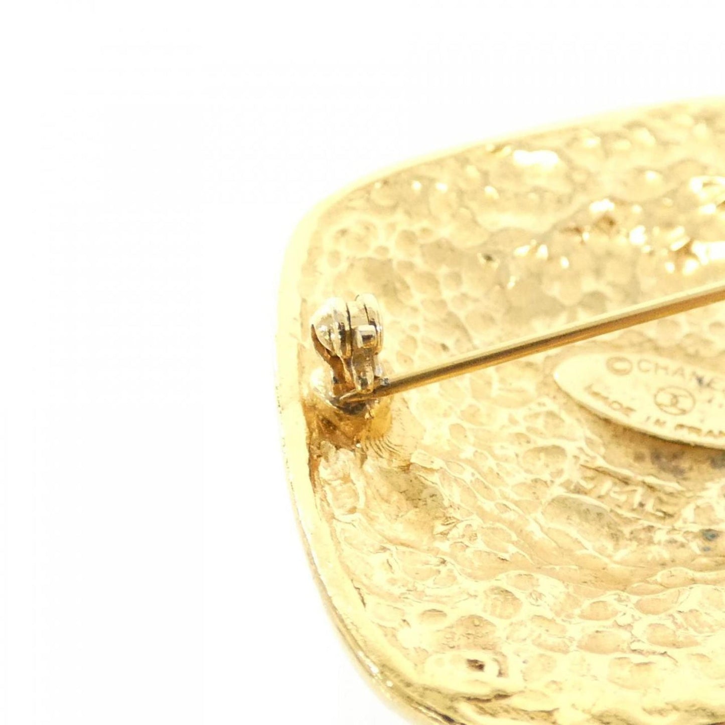 Chanel Gold Gold Plated Coco Mark