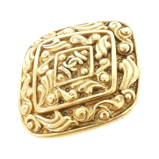 Chanel Gold Gold Plated Coco Mark