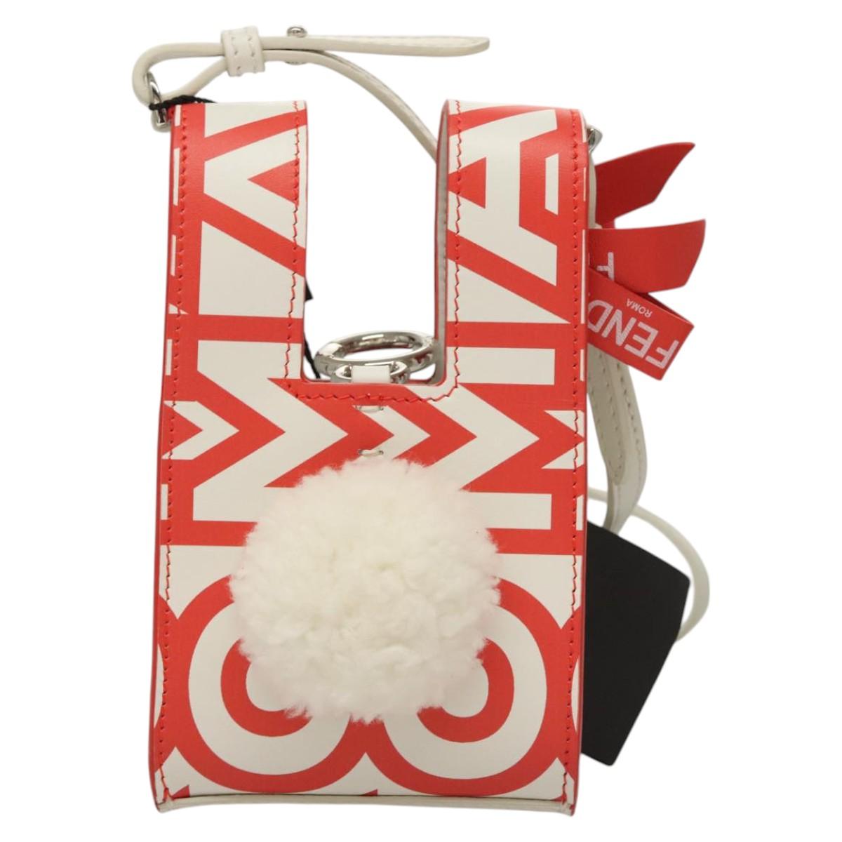 Fendi White Leather Shoulder