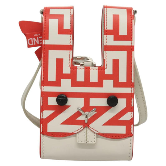 Fendi White Leather Shoulder