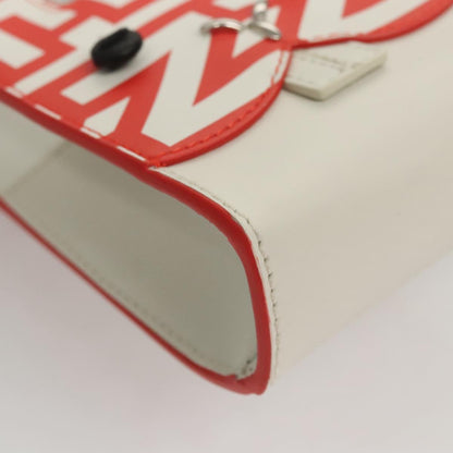 Fendi White Leather Shoulder