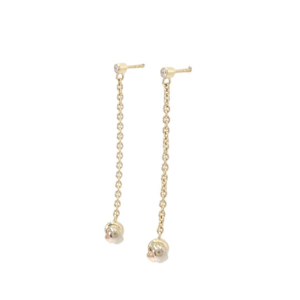 Chanel Gold Gold Plated Coco Mark