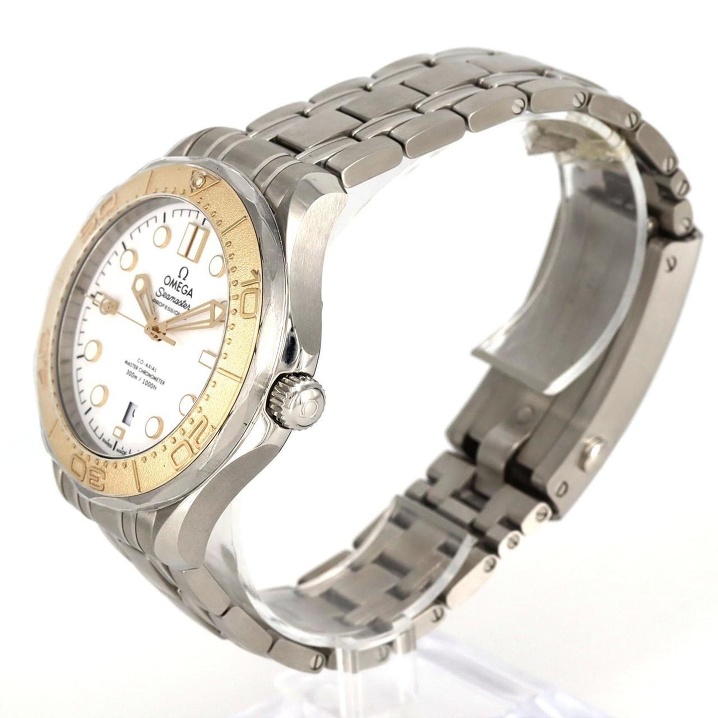 Omega White Steel Seamaster 300