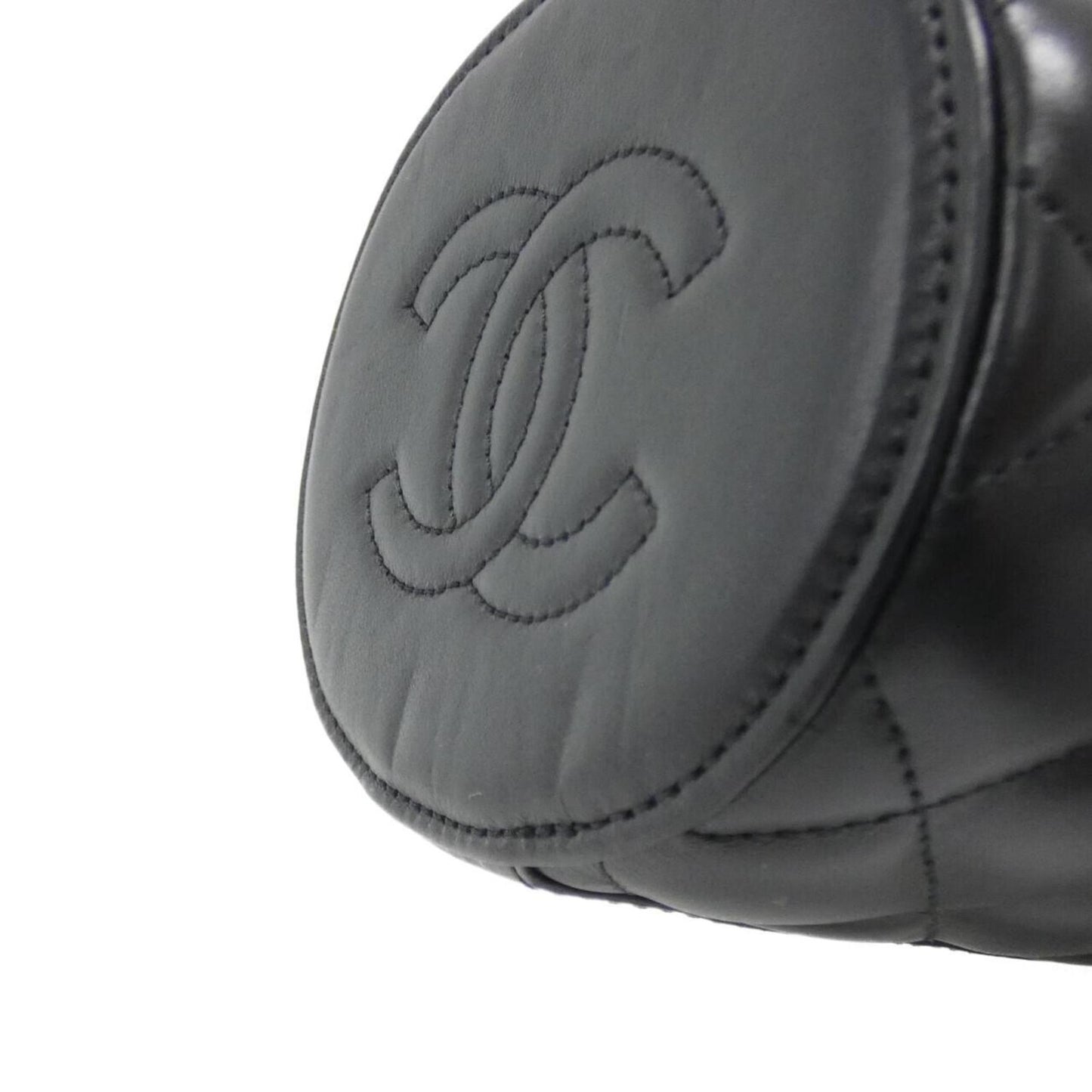Chanel Black Leather Vanity