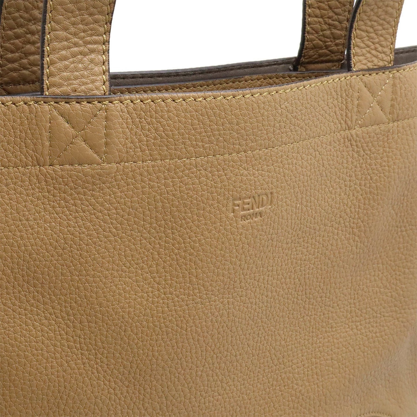 Fendi Brown Leather Tote